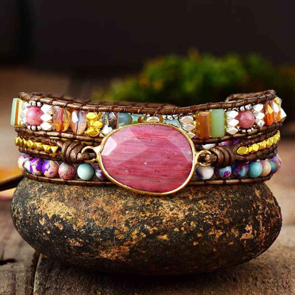 Poppy | Stone Bead Bracelet