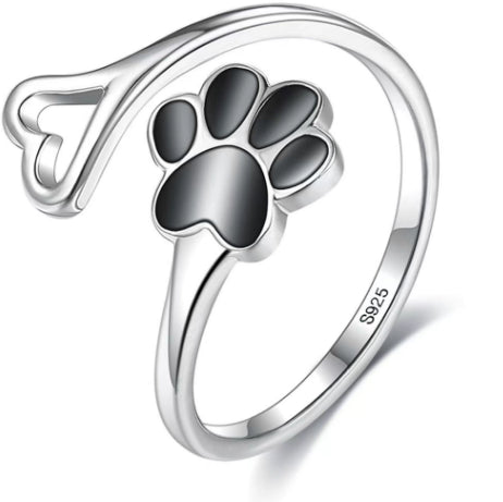 Coco | Heartfelt Paw Adjustable Ring