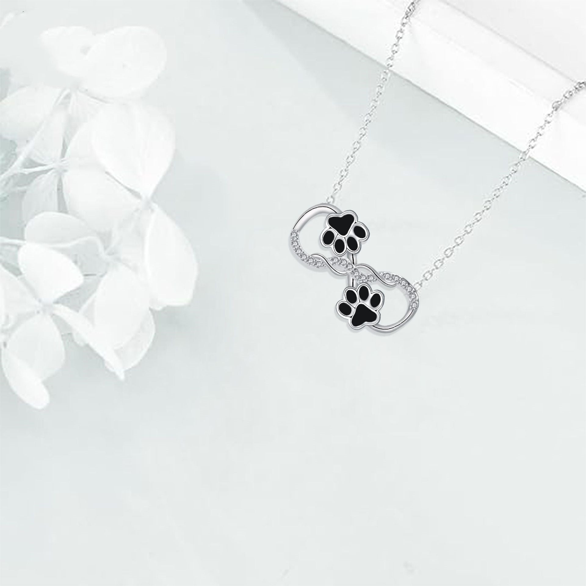 Finn | Infinite Paw Necklace