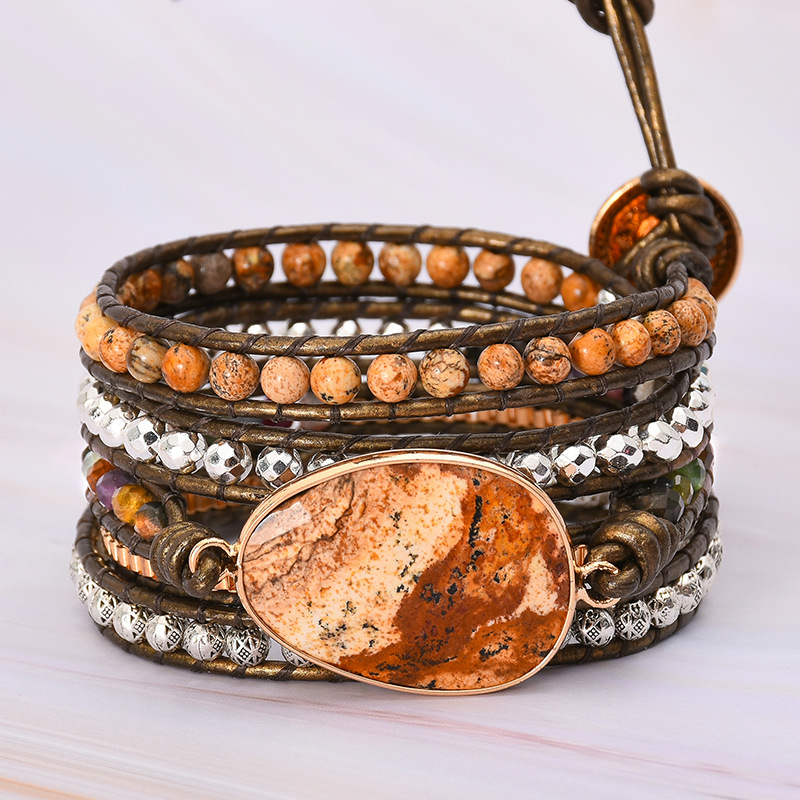 Jasper | Multi-Strand Stone Bracelet