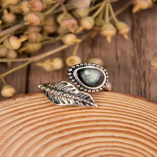 Bruce | Moonstone Leaf Ring
