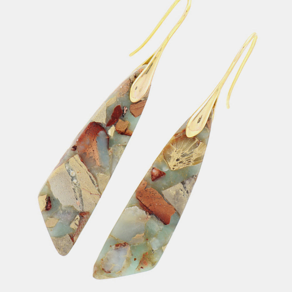 Willow | Earth Stone Earrings