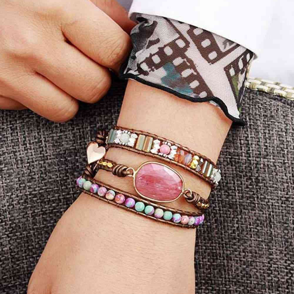 Poppy | Stone Bead Bracelet