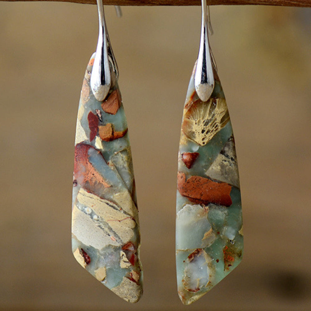 Willow | Earth Stone Earrings