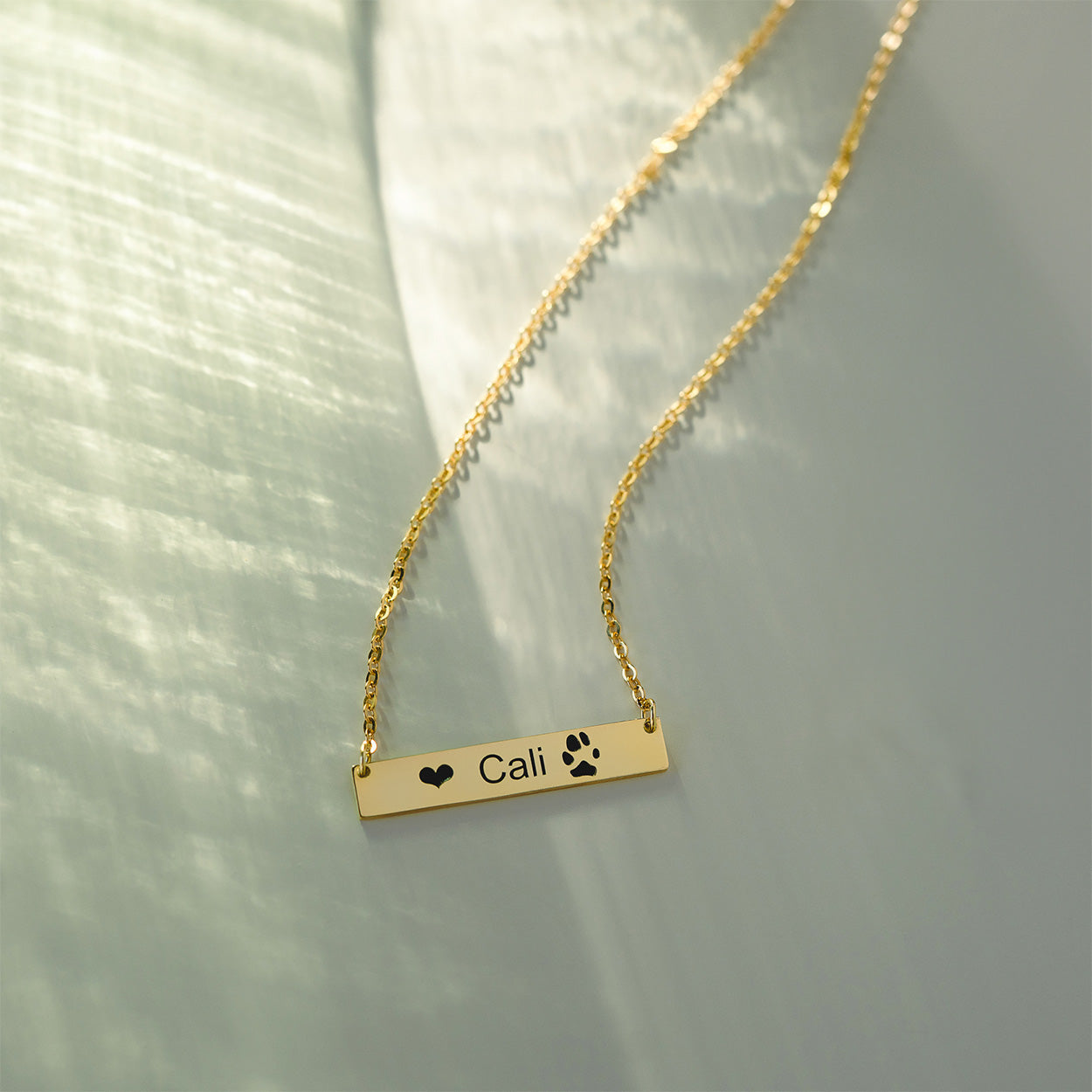 Bessie | Personalised Bar Necklace