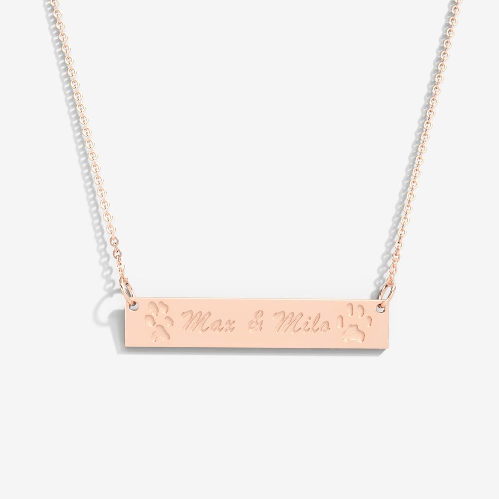 Bessie | Personalised Bar Necklace