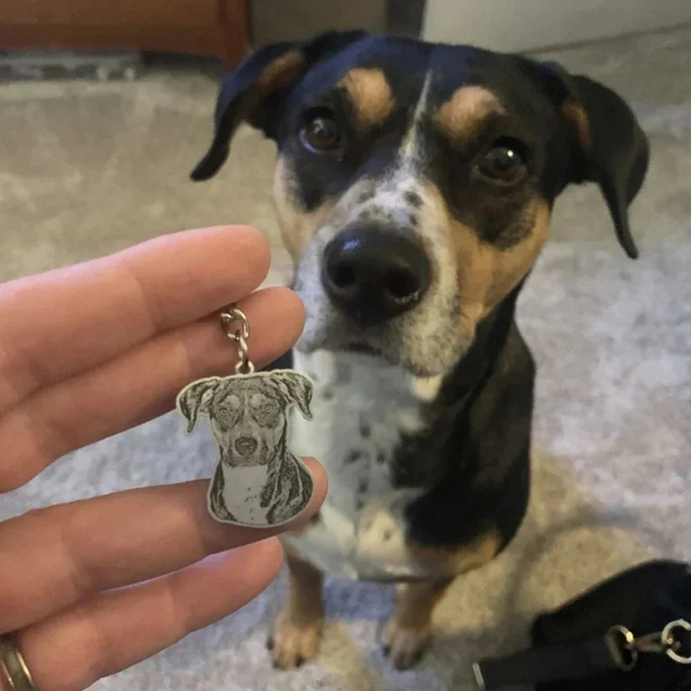 Tucker | Personalised Pet Keychain