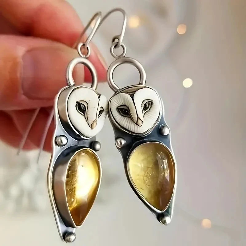 Robbie | Twilight Owl Earrings