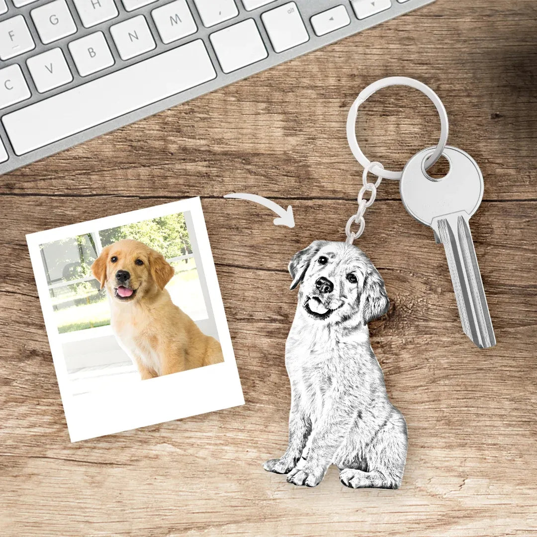 Tucker | Personalised Pet Keychain
