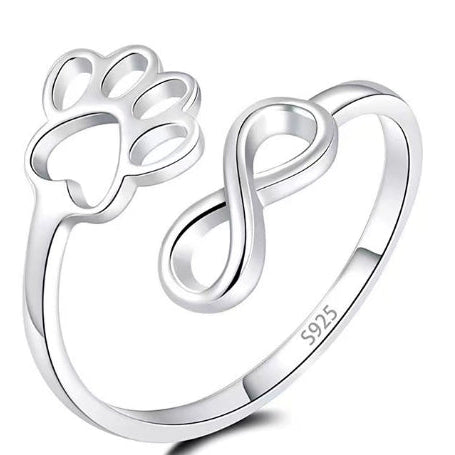 Coco | Heartfelt Paw Adjustable Ring