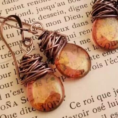 Leo | Wrapped Teardrop Earrings