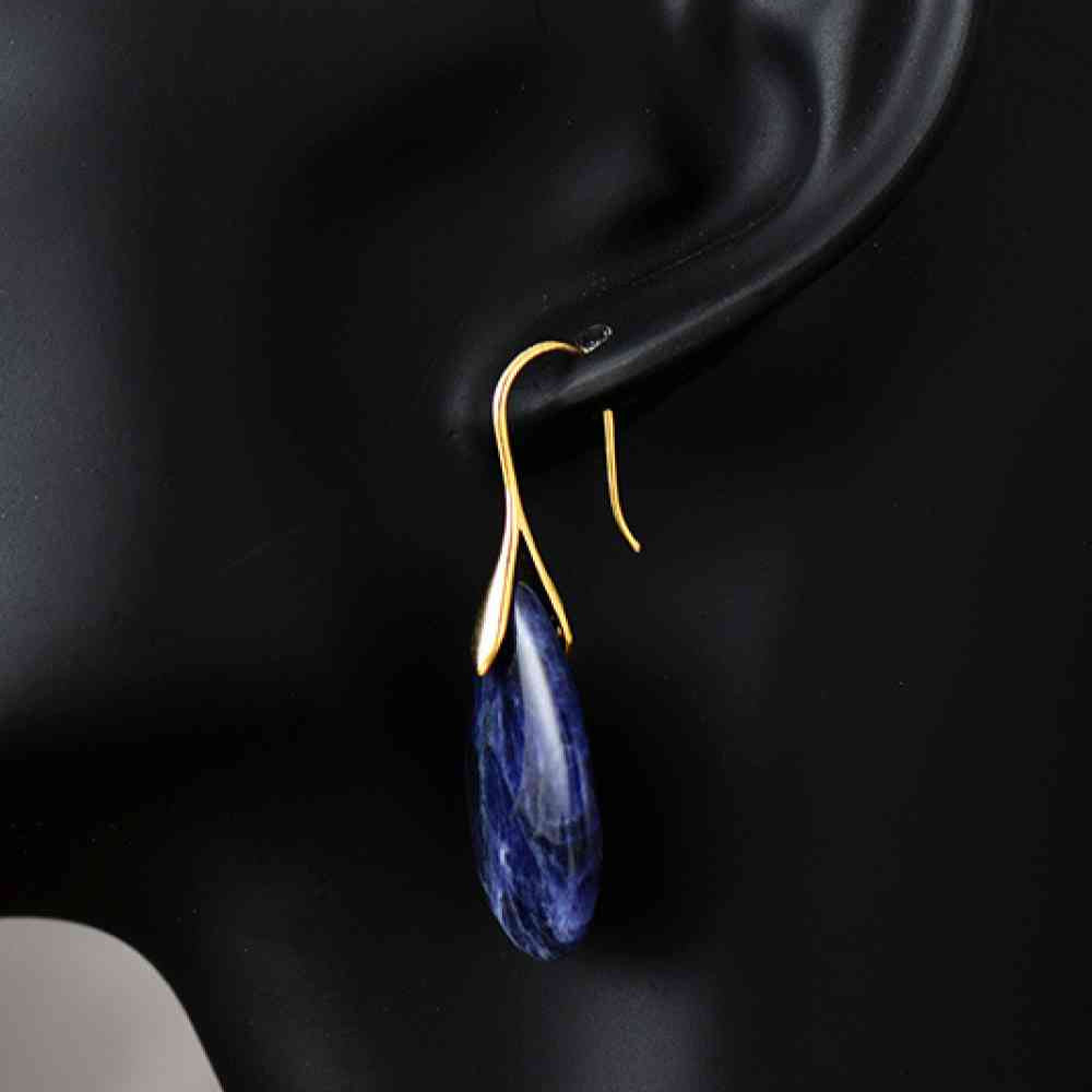 Freya | Midnight Teardrop Earrings
