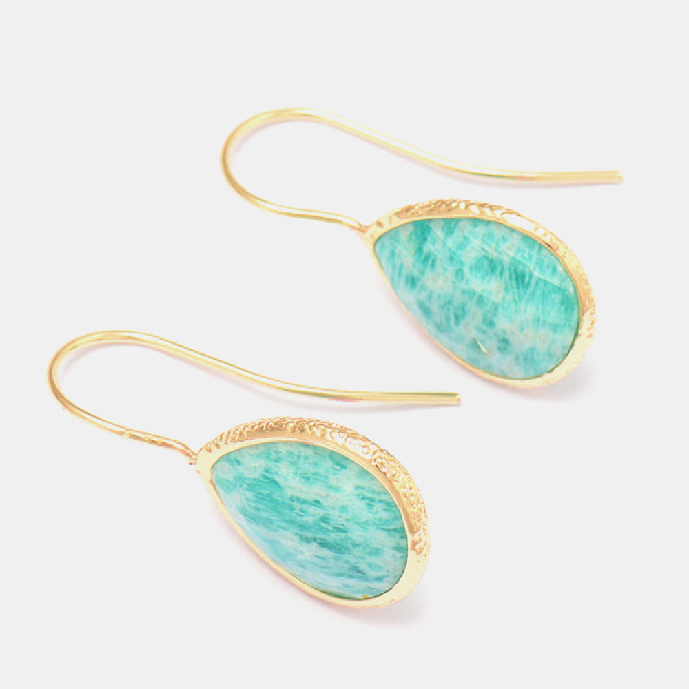 Sasha | Natural Stone Drop Earrings